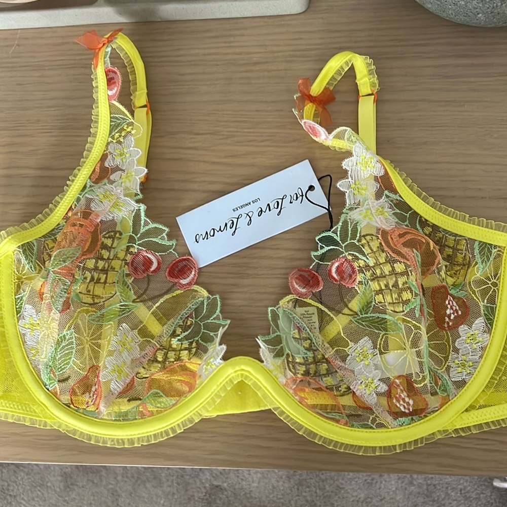 NWT For Love and Lemon's Mirabelle Bra